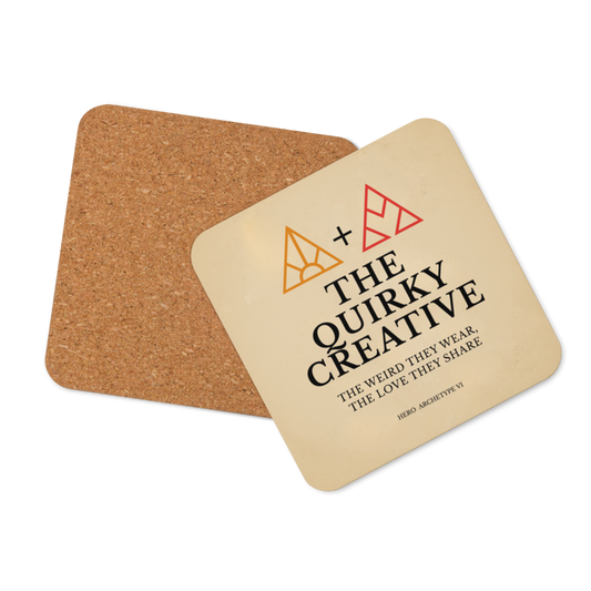 The QUIRKY CREATIVE – Hero Archetype COASTER