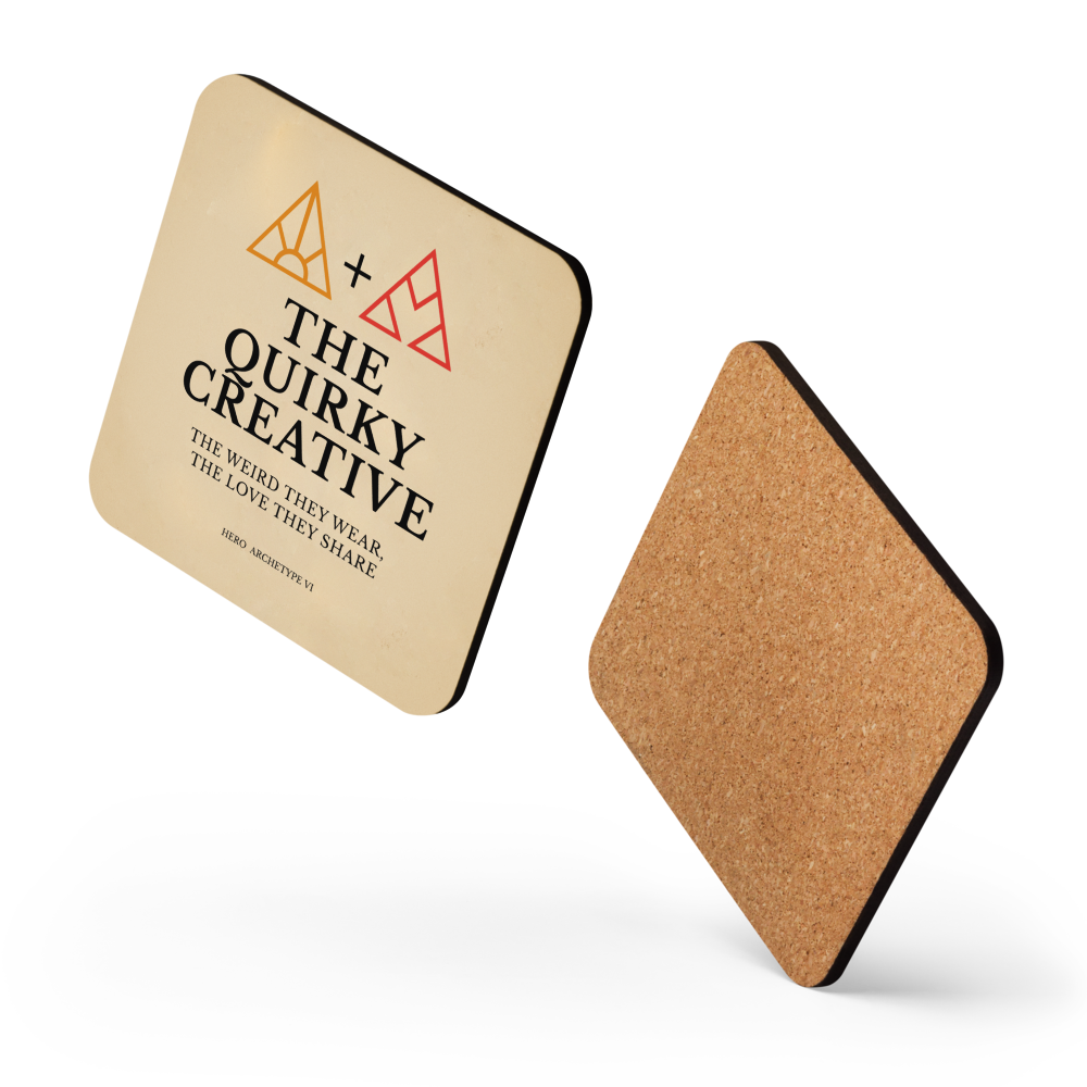 The QUIRKY CREATIVE – Hero Archetype COASTER