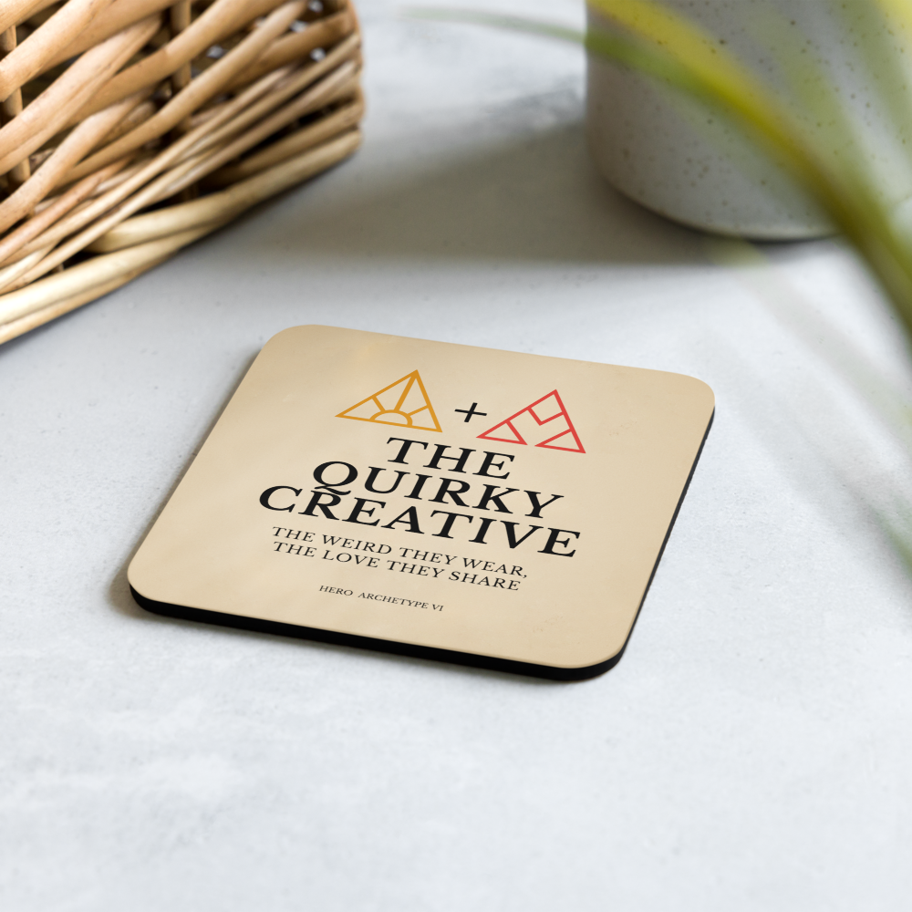 The QUIRKY CREATIVE – Hero Archetype COASTER