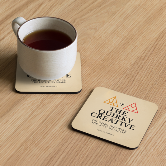 The QUIRKY CREATIVE – Hero Archetype COASTER